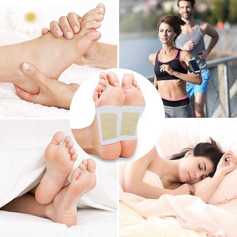 Kinoki Detox Foot Pads – Stress Relief & Body Detox (1 Box = 10 Pads / Buy 1 Get 2 Free)